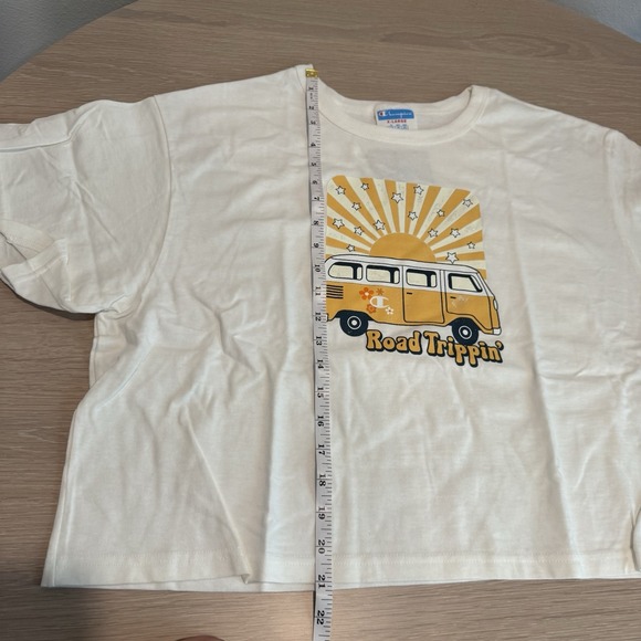 Champion Women's Road Trippin Hippie White Tshirt White XL New With Tags - Picture 6 of 7